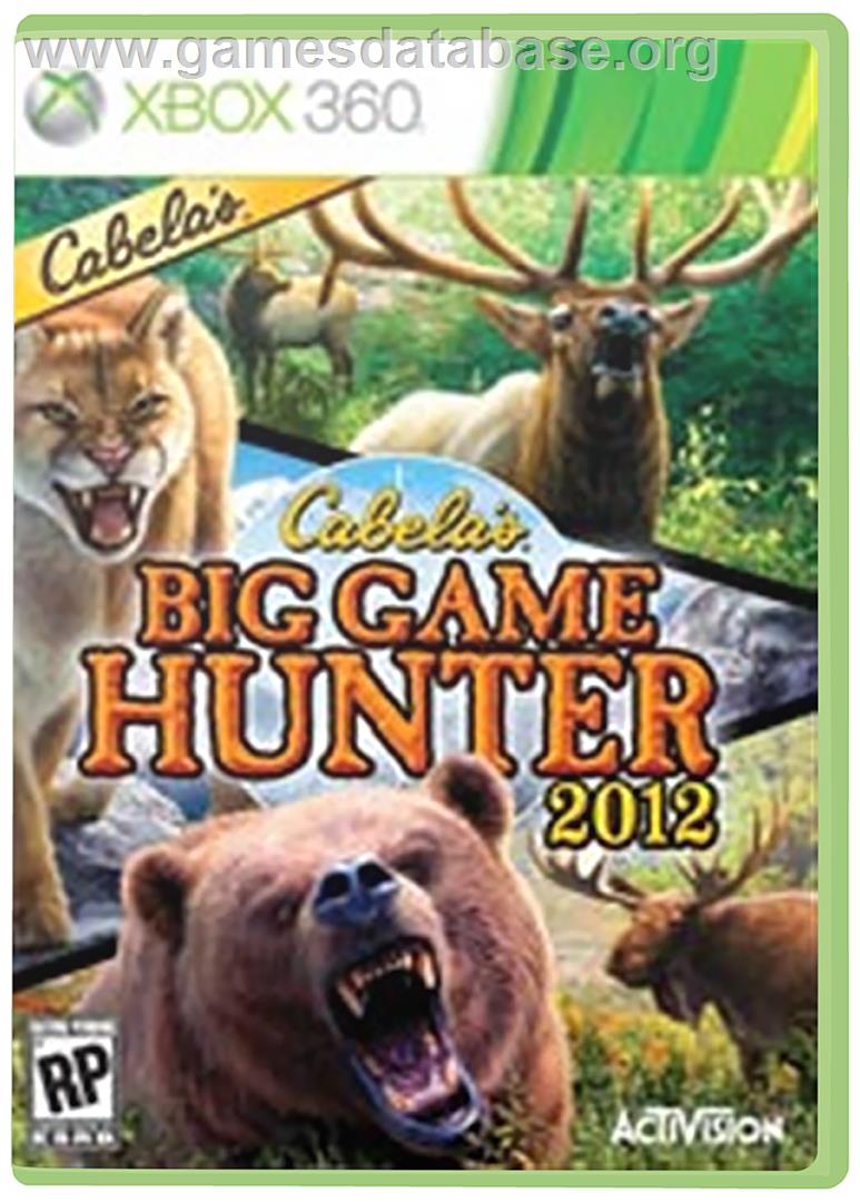Cabela's Big Game Hunter 2012 - Microsoft Xbox 360 - Artwork - Box