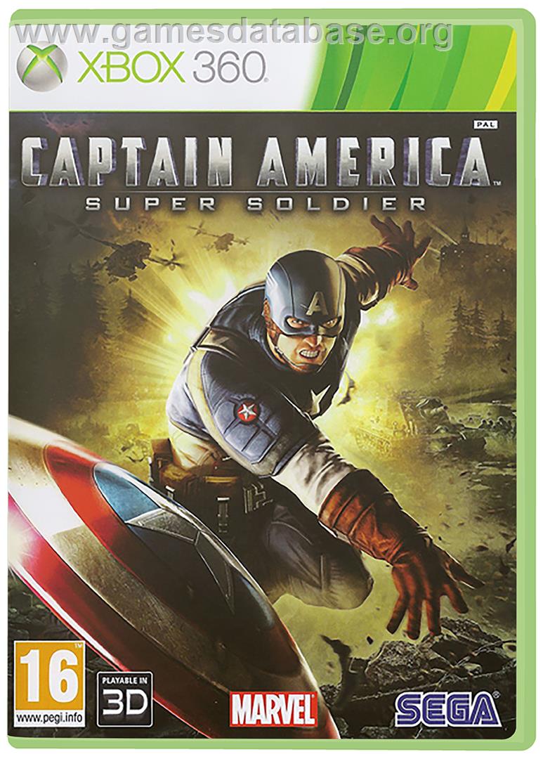 Captain America: Super Soldier - Microsoft Xbox 360 - Artwork - Box
