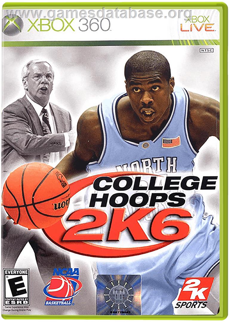 College Hoops 2K6 - Microsoft Xbox 360 - Artwork - Box