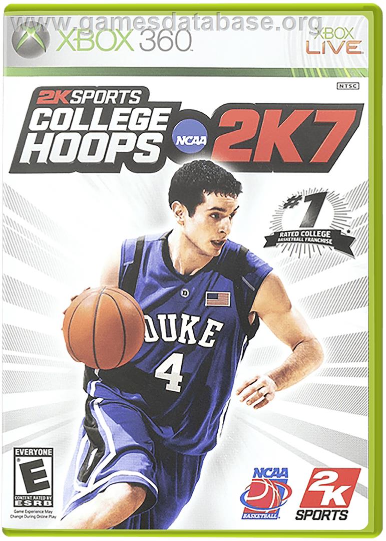 College Hoops 2K7 - Microsoft Xbox 360 - Artwork - Box
