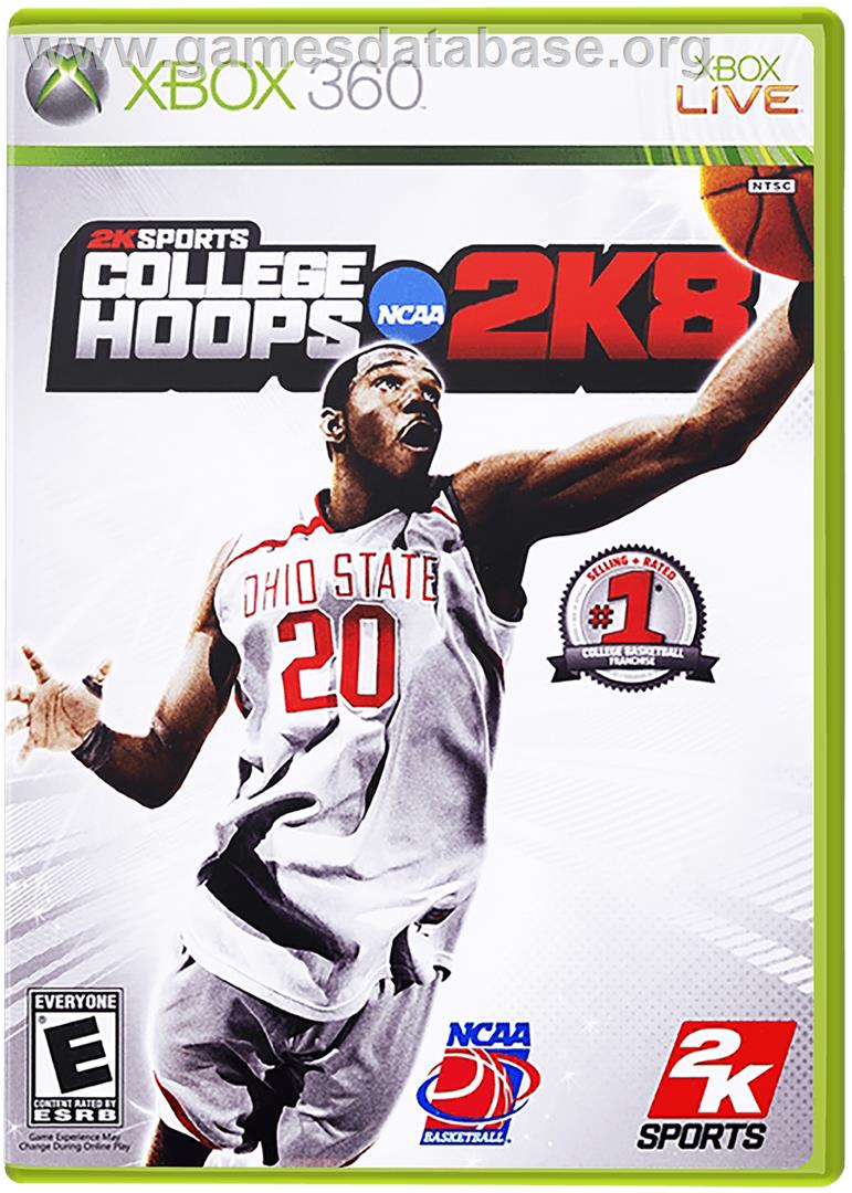 College Hoops 2K8 - Microsoft Xbox 360 - Artwork - Box