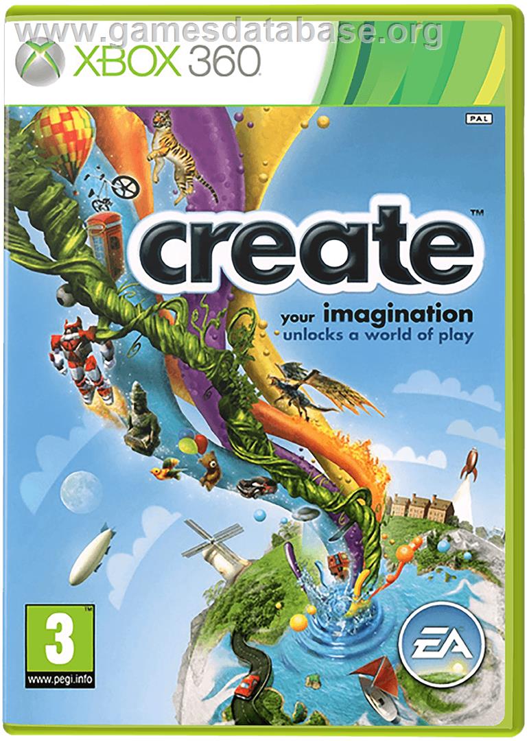 Create - Microsoft Xbox 360 - Artwork - Box
