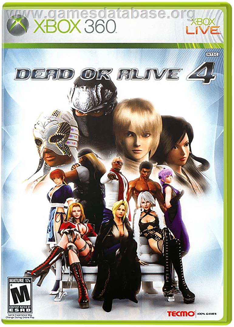 DEAD OR ALIVE 4 - Microsoft Xbox 360 - Artwork - Box