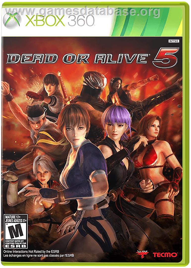 Dead or Alive 5 - Microsoft Xbox 360 - Artwork - Box