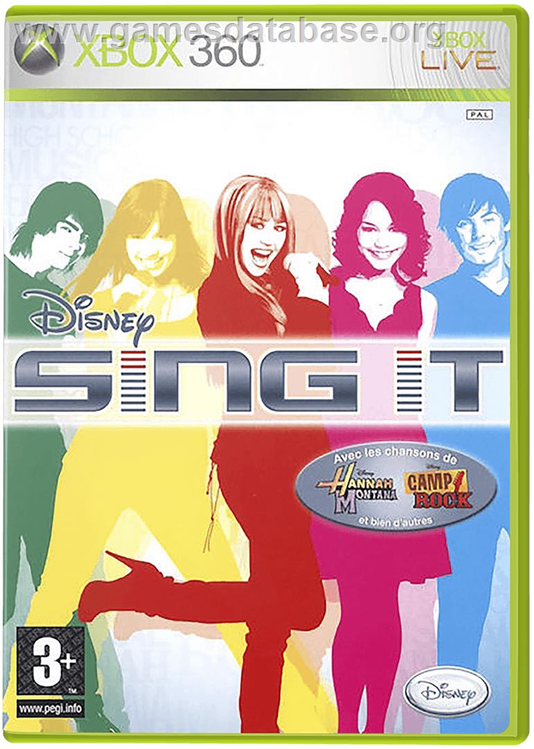 Disney Sing It - Microsoft Xbox 360 - Artwork - Box