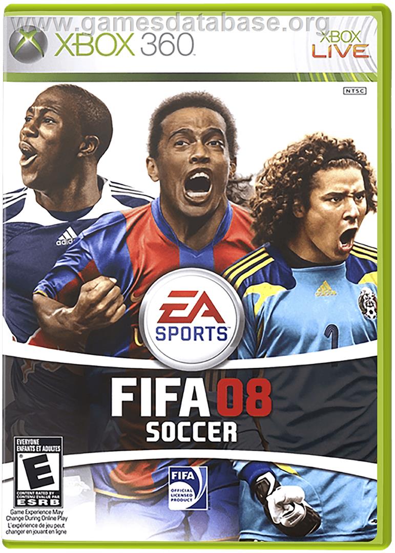 FIFA 08 - Microsoft Xbox 360 - Artwork - Box