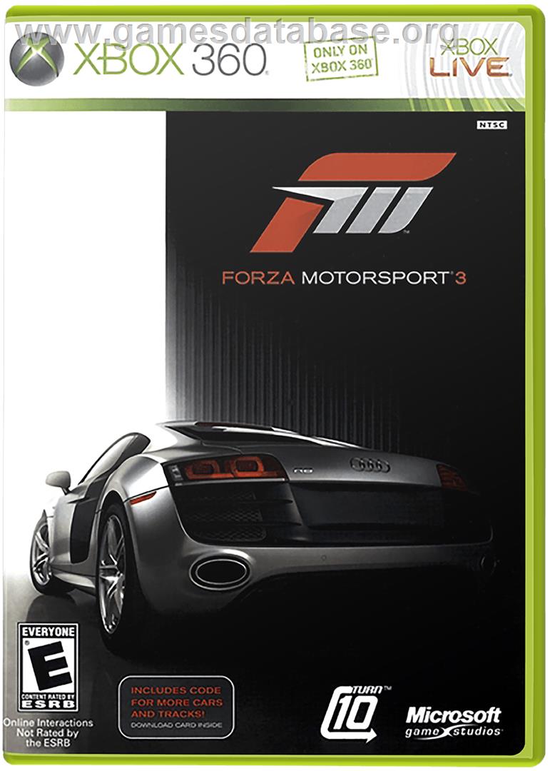 Forza Motorsport 3 - Microsoft Xbox 360 - Artwork - Box