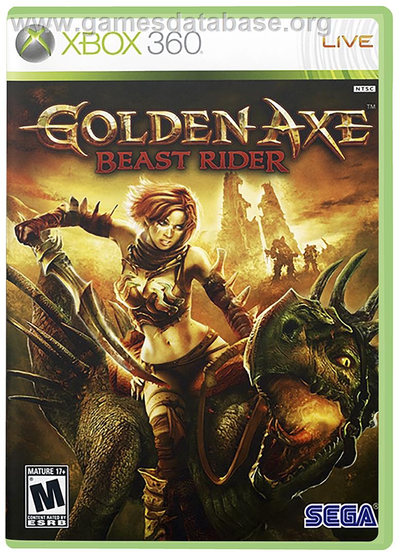 Golden Axe:Beast Rider - Microsoft Xbox 360 - Artwork - Box