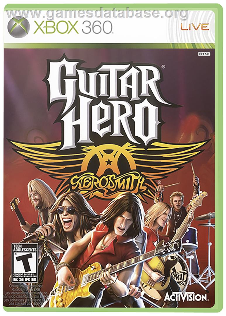 Guitar Hero: Aerosmith - Microsoft Xbox 360 - Artwork - Box