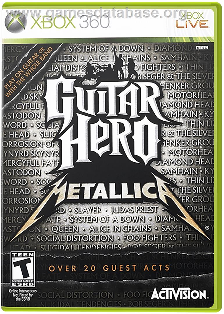 Guitar Hero Metallica - Microsoft Xbox 360 - Artwork - Box