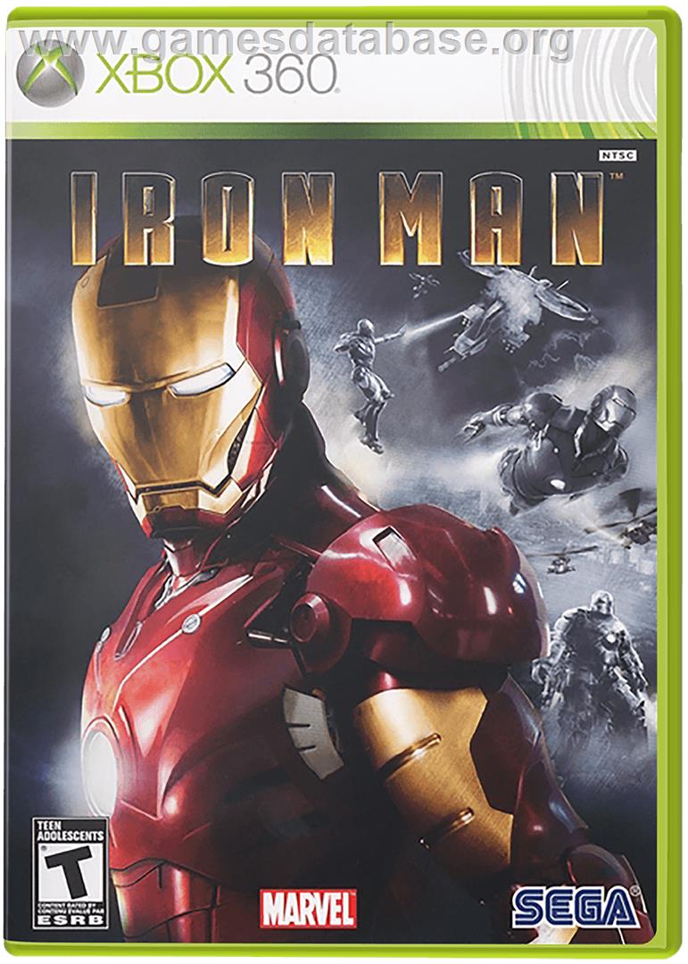 Iron Man - Microsoft Xbox 360 - Artwork - Box
