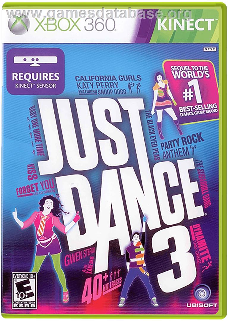 Just Dance 3 - Microsoft Xbox 360 - Artwork - Box