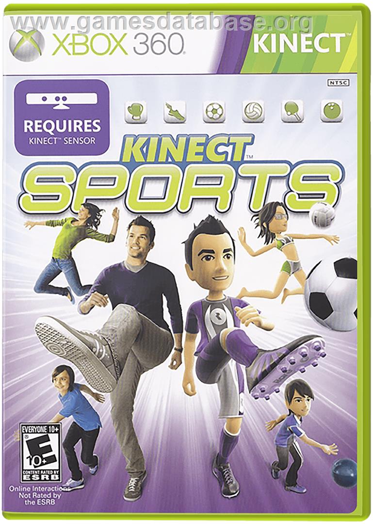 Kinect Sports - Microsoft Xbox 360 - Artwork - Box