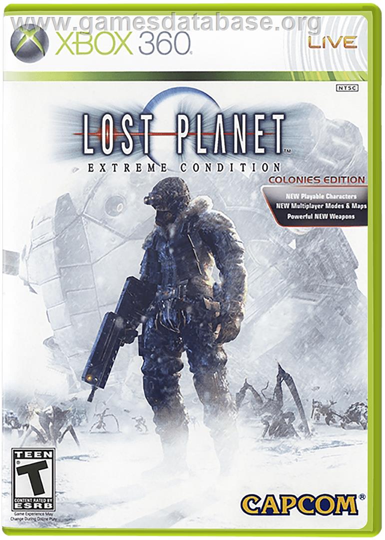 LOST PLANET COLONIES - Microsoft Xbox 360 - Artwork - Box