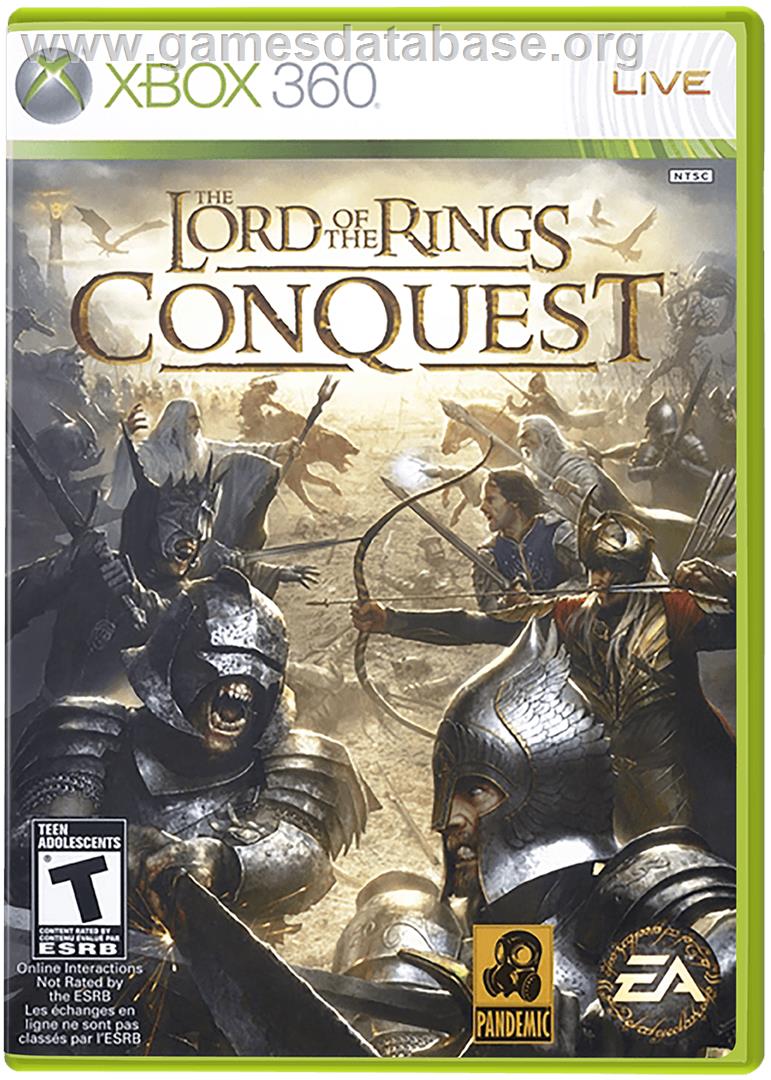 LOTR: Conquest - Microsoft Xbox 360 - Artwork - Box
