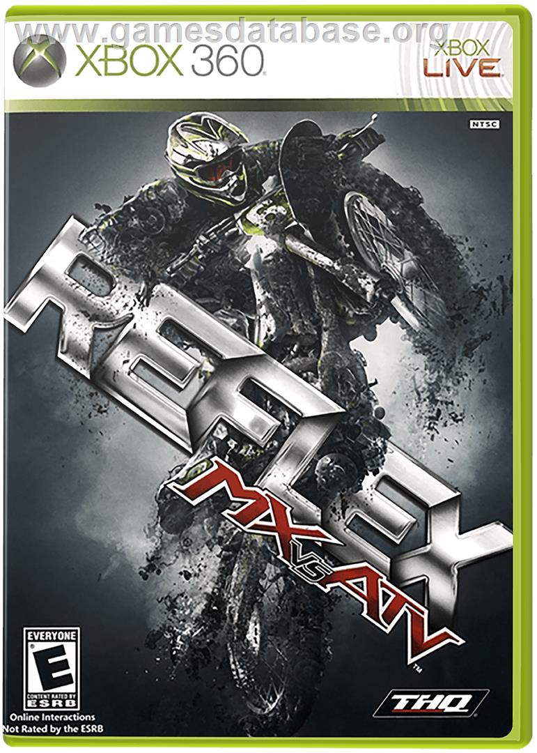 MX vs ATV Reflex - Microsoft Xbox 360 - Artwork - Box
