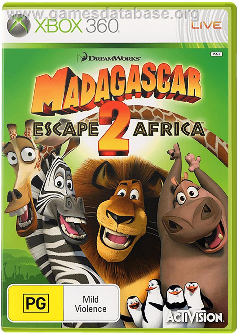 Madagascar 2 - Microsoft Xbox 360 - Artwork - Box