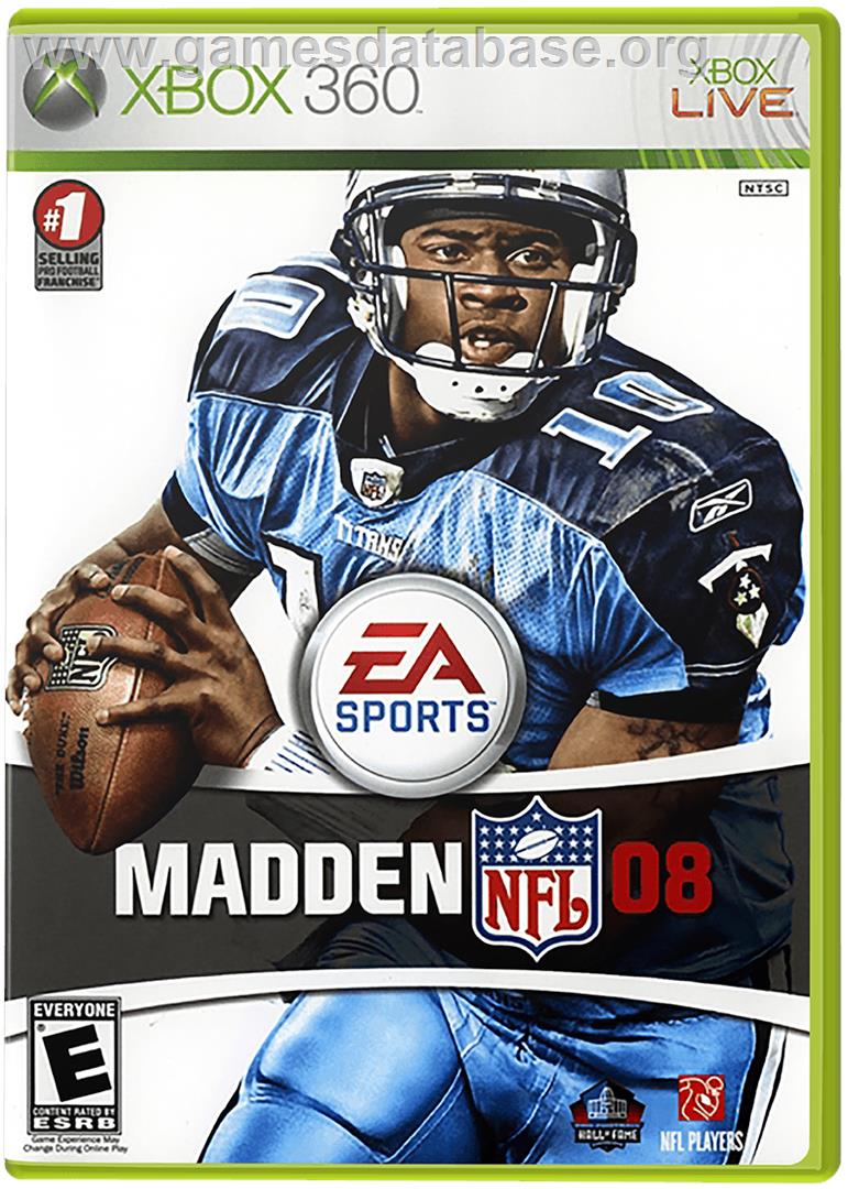 Madden NFL 08 - Microsoft Xbox 360 - Artwork - Box
