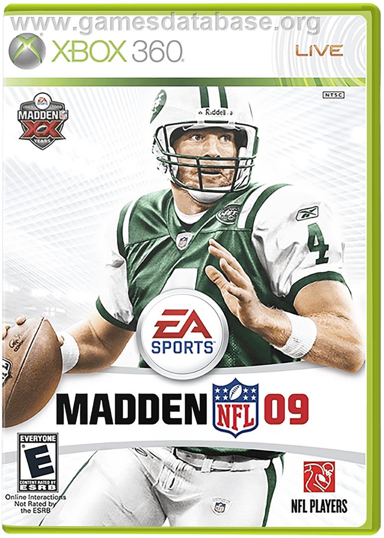 Madden NFL 09 - Microsoft Xbox 360 - Artwork - Box