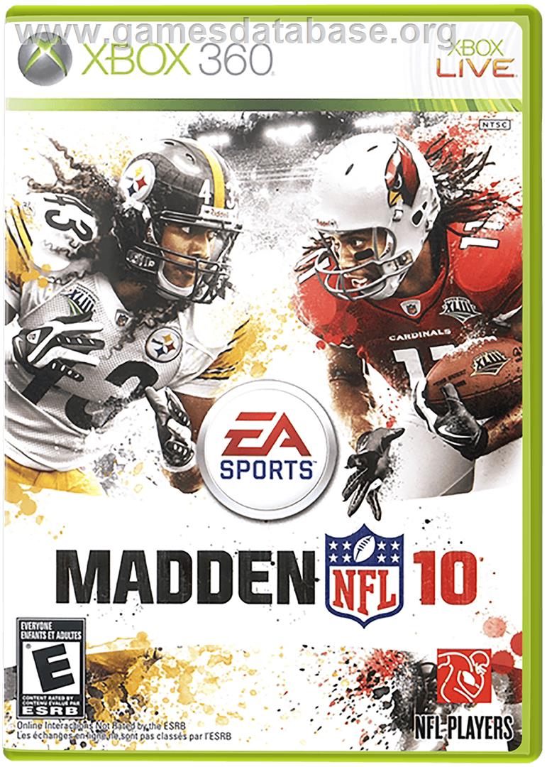 Madden NFL 10 - Microsoft Xbox 360 - Artwork - Box