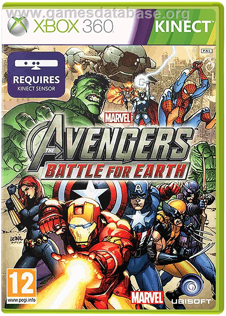 Marvel Avengers: Battle for Earth - Microsoft Xbox 360 - Artwork - Box