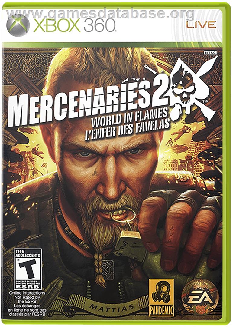 Mercenaries 2 - Microsoft Xbox 360 - Artwork - Box