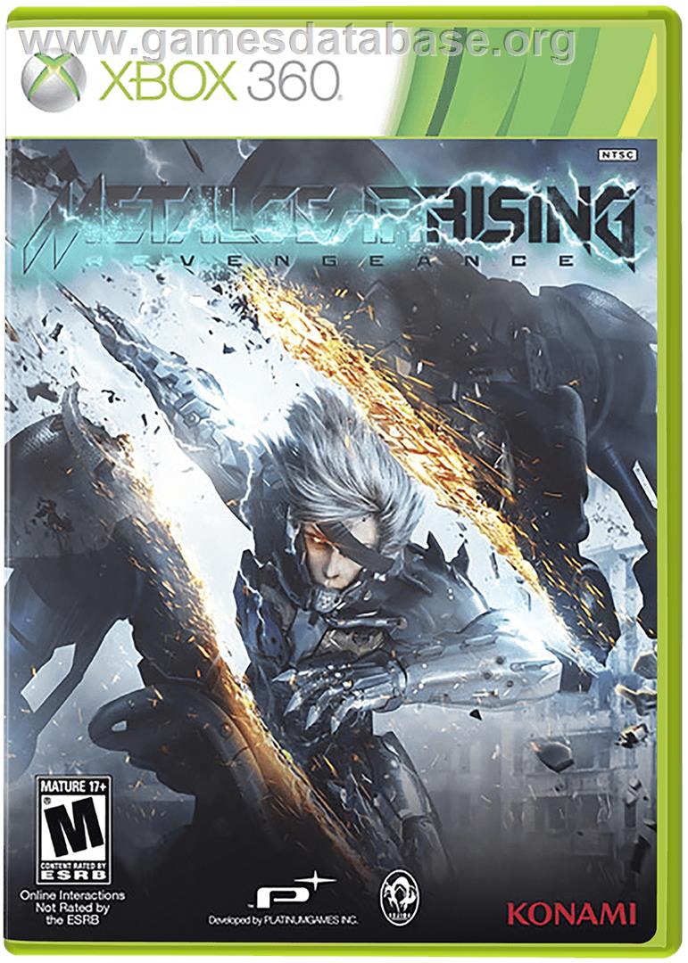 Metal Gear Solid RISING - Microsoft Xbox 360 - Artwork - Box
