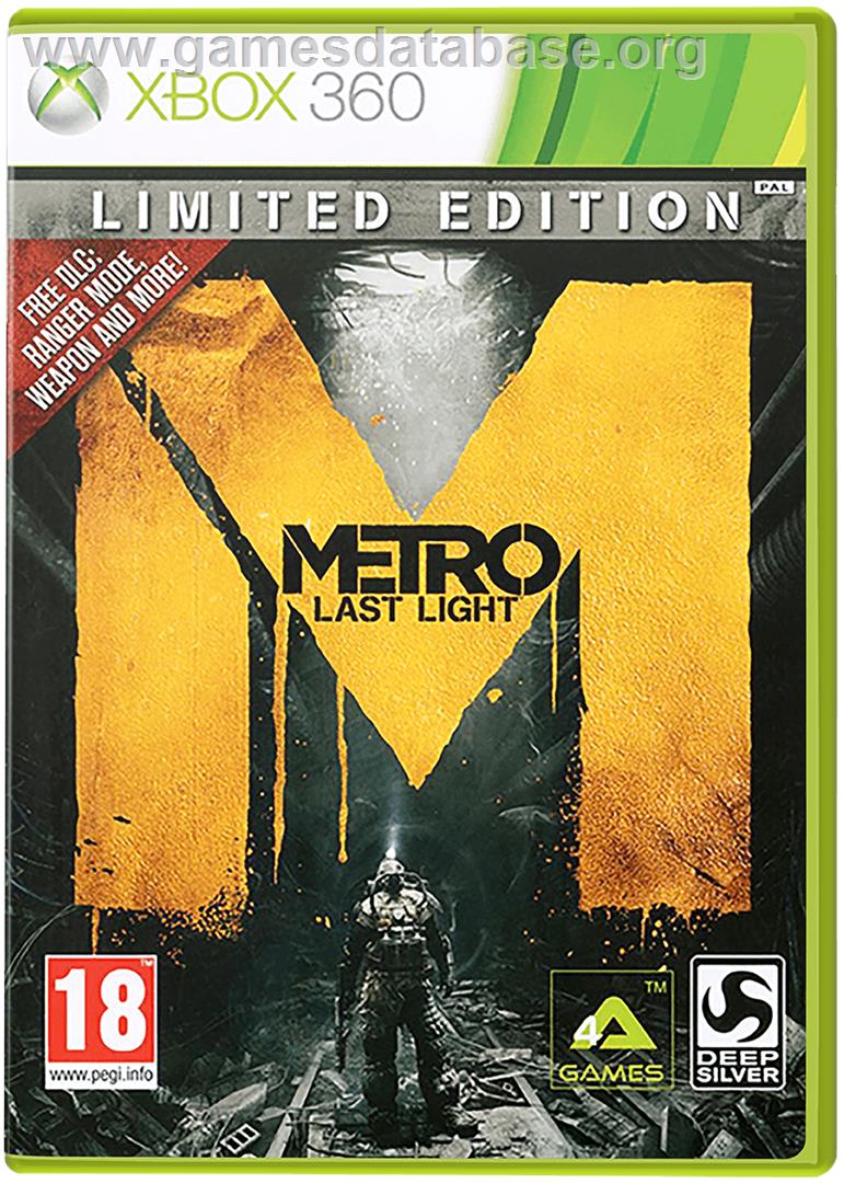 Metro: Last Light - Microsoft Xbox 360 - Artwork - Box