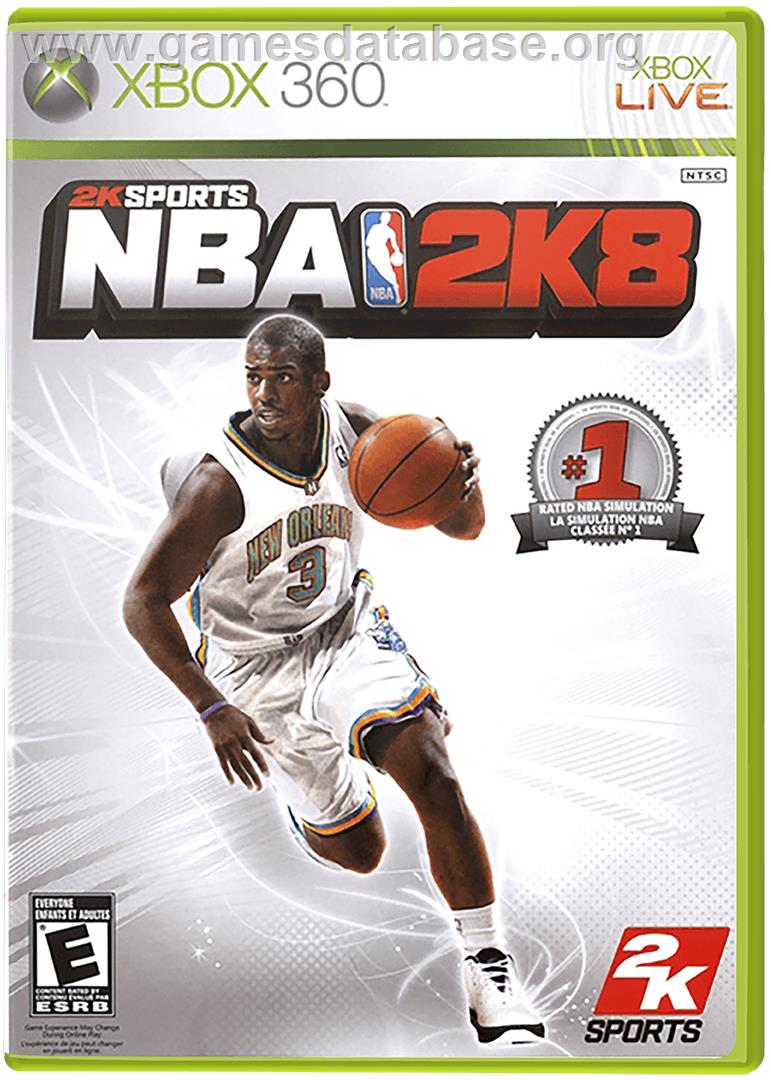 NBA 2K8 - Microsoft Xbox 360 - Artwork - Box