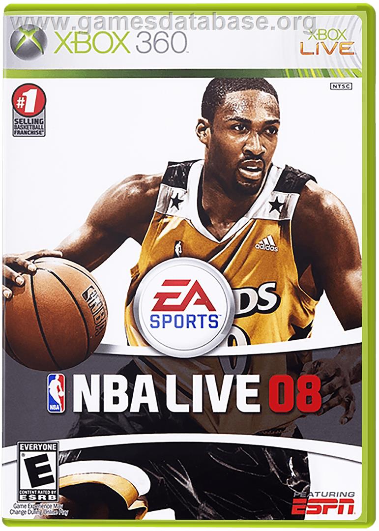 NBA LIVE 08 - Microsoft Xbox 360 - Artwork - Box