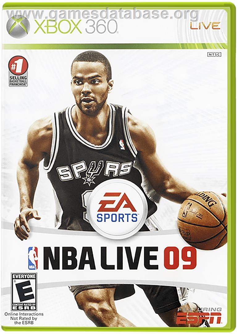 NBA LIVE 09 - Microsoft Xbox 360 - Artwork - Box