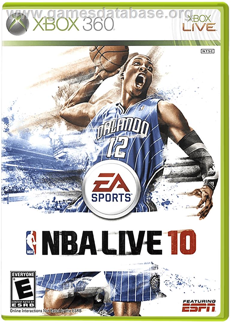 NBA LIVE 10 - Microsoft Xbox 360 - Artwork - Box