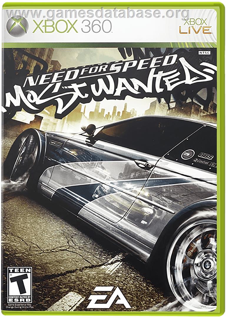 NEED FOR SPEED MOST WANTED - Microsoft Xbox 360 - Artwork - Box