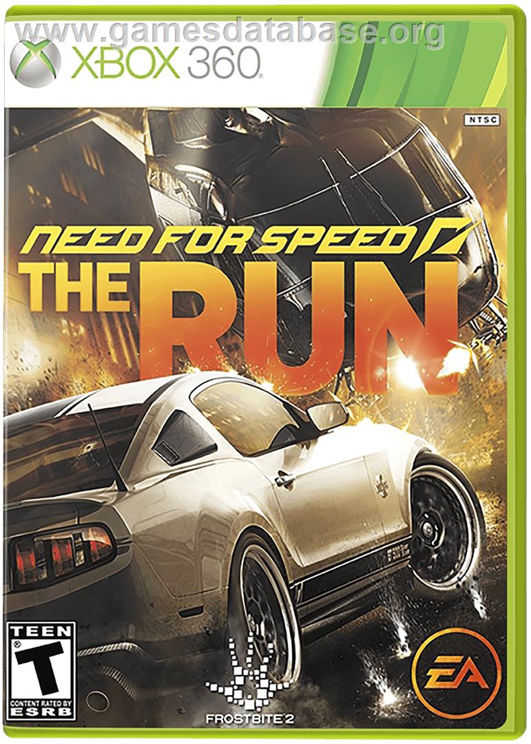 NEED FOR SPEED THE RUN - Microsoft Xbox 360 - Artwork - Box