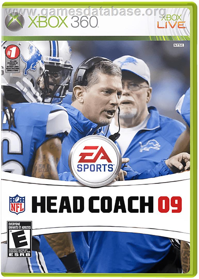 NFL Head Coach 09 - Microsoft Xbox 360 - Artwork - Box