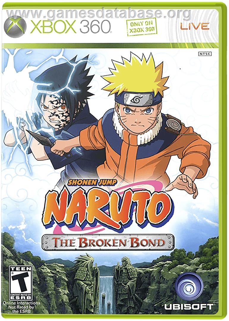 Naruto The Broken Bond - Microsoft Xbox 360 - Artwork - Box