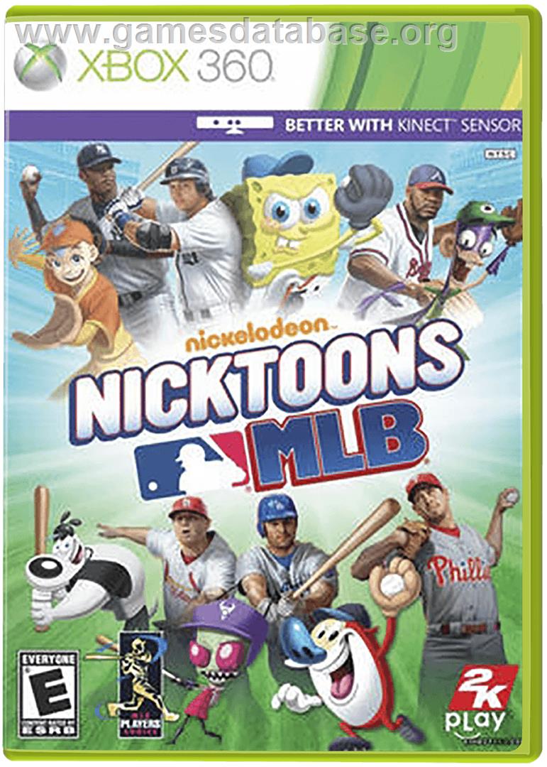 Nicktoons MLB - Microsoft Xbox 360 - Artwork - Box