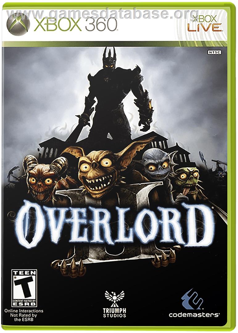 Overlord - Microsoft Xbox 360 - Artwork - Box