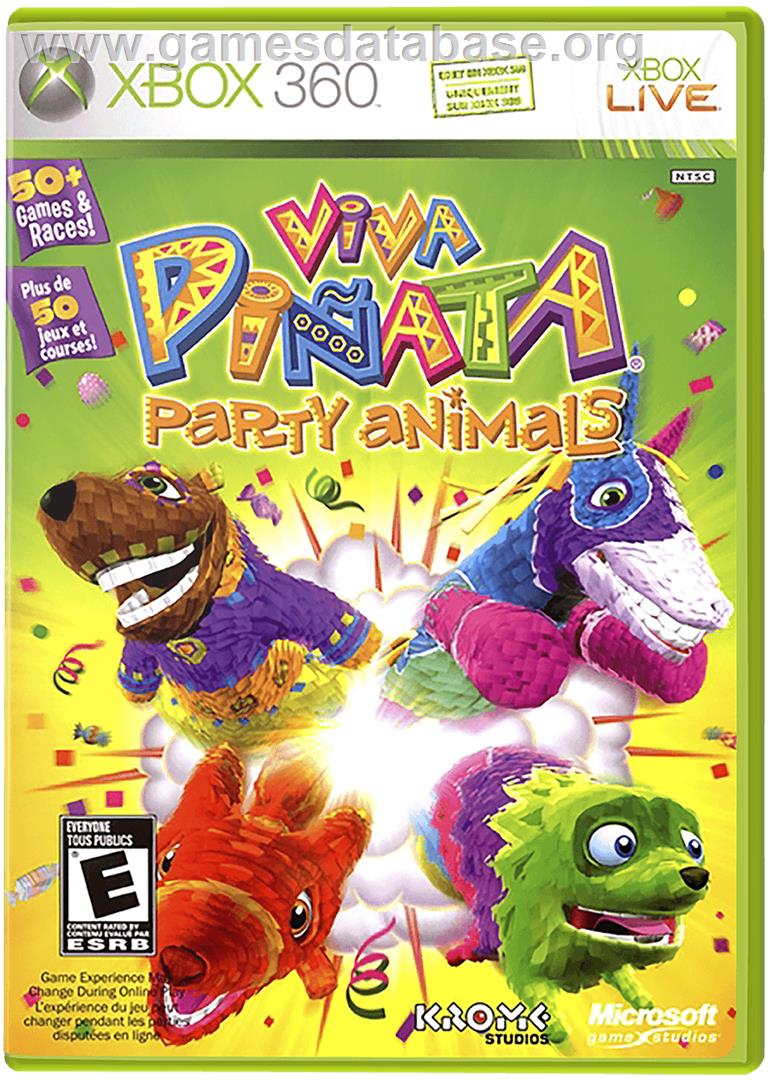 Party Animals - Microsoft Xbox 360 - Artwork - Box