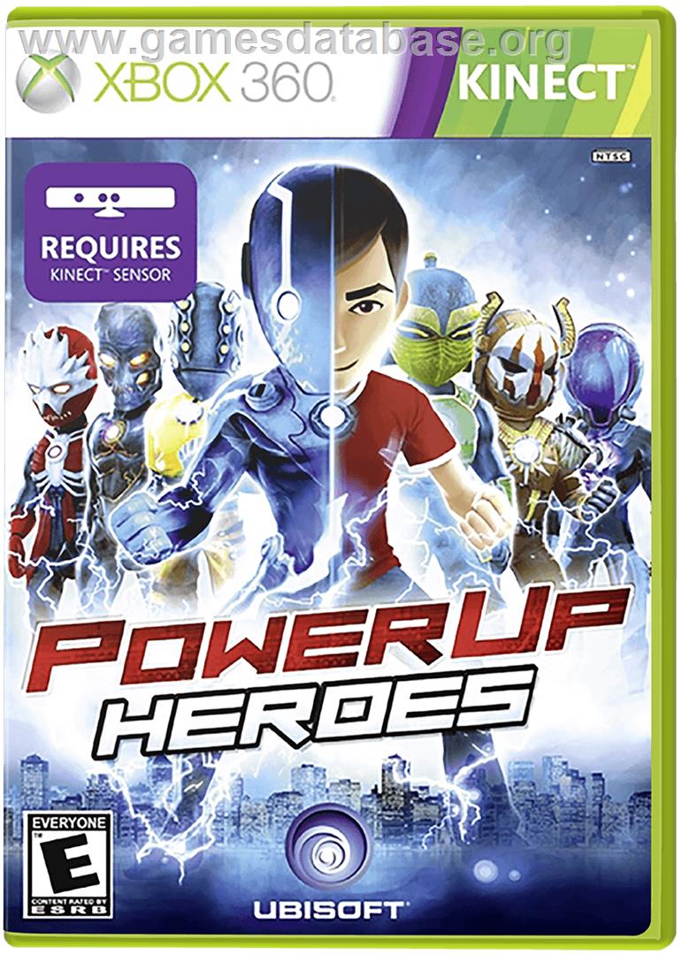 PowerUp Heroes - Microsoft Xbox 360 - Artwork - Box