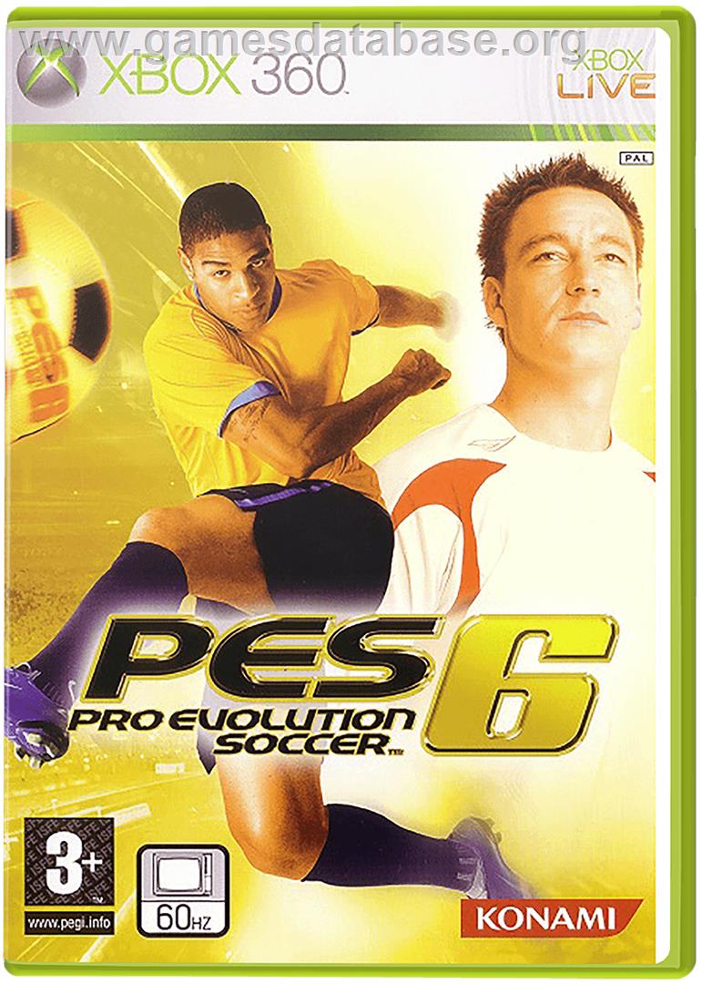 Pro Evolution Soccer 6 - Microsoft Xbox 360 - Artwork - Box