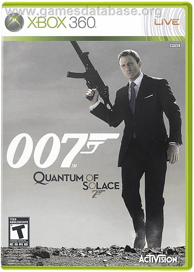 Quantum of Solace - Microsoft Xbox 360 - Artwork - Box