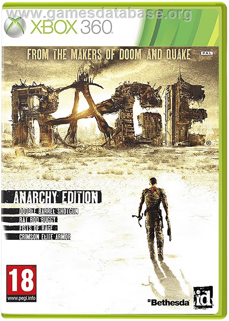 RAGE - Microsoft Xbox 360 - Artwork - Box