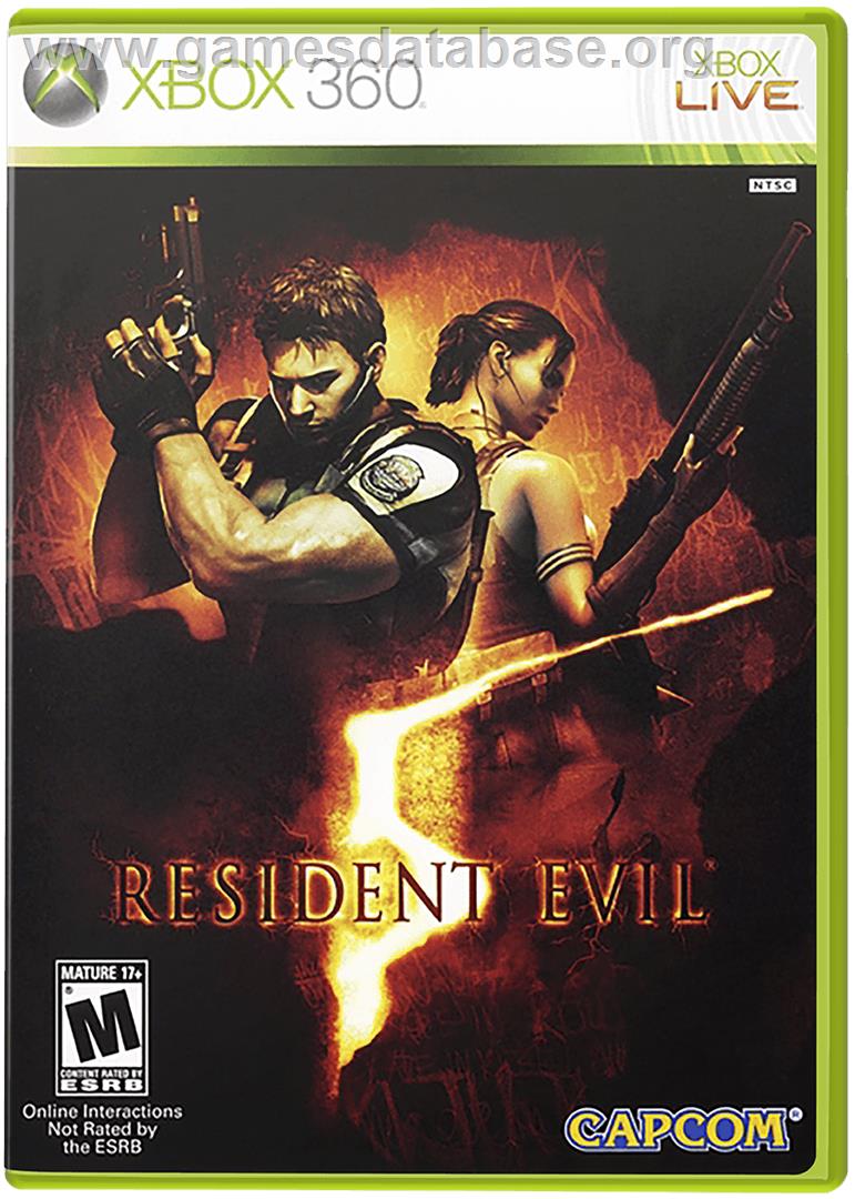 RESIDENT EVIL 5 - Microsoft Xbox 360 - Artwork - Box
