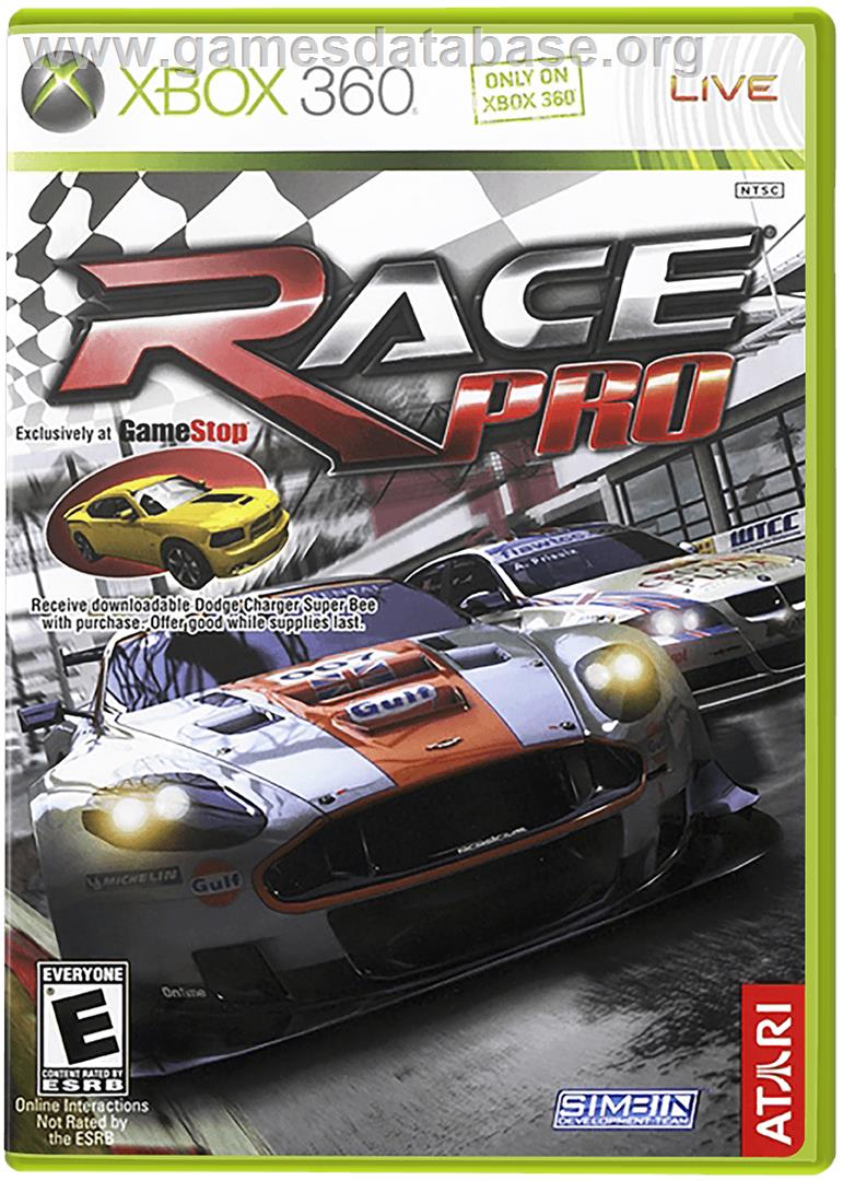 Race Pro - Microsoft Xbox 360 - Artwork - Box