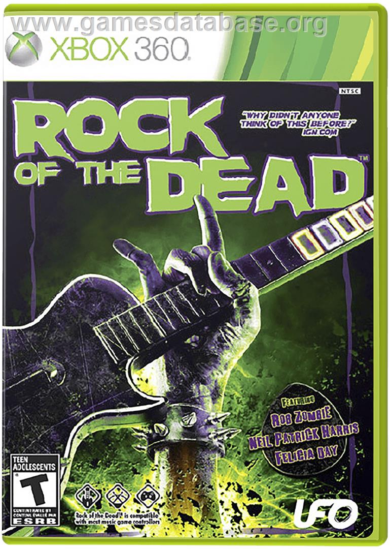 Rock of the Dead - Microsoft Xbox 360 - Artwork - Box