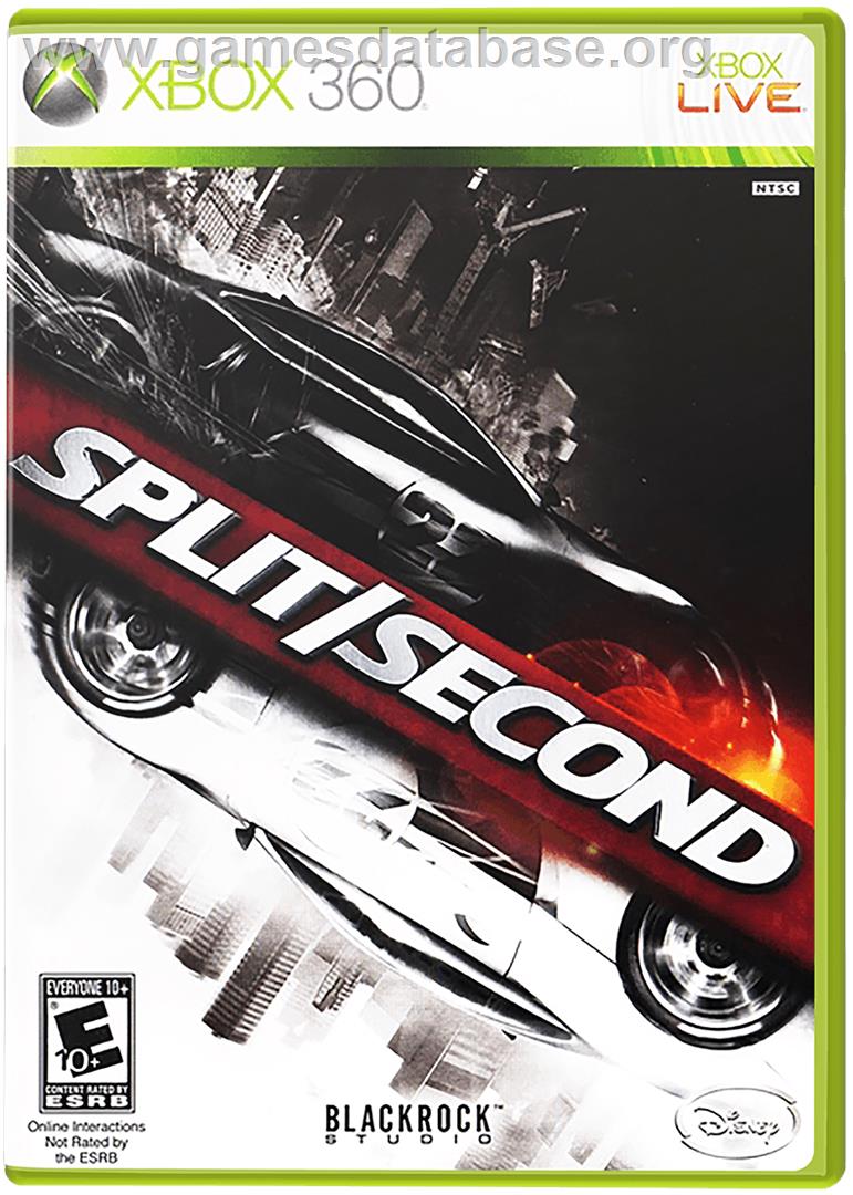 Split/Second - Microsoft Xbox 360 - Artwork - Box