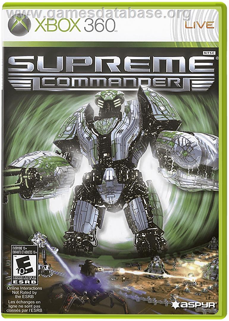 Supreme Commander - Microsoft Xbox 360 - Artwork - Box