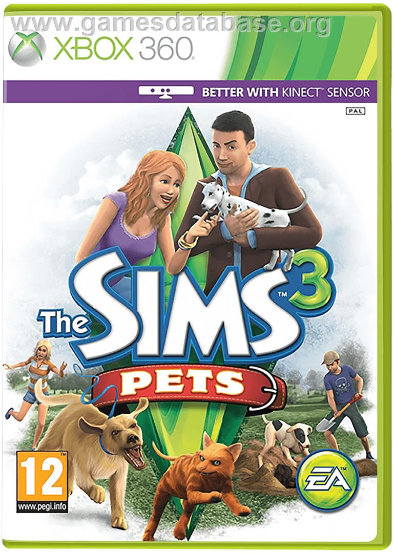 The Sims 3 Pets - Microsoft Xbox 360 - Artwork - Box
