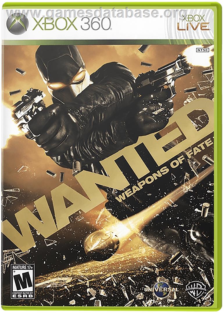 WANTED:Weapons of Fate - Microsoft Xbox 360 - Artwork - Box